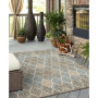 Malibu Outdoor Stamped Ikat 2'5" x 6' Area Rug