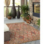 Malibu Outdoor Stamped Ikat 2'5" x 6' Area Rug