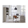 Oxford 60" Wood Three-Drawer Single Pedestal Desk