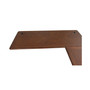 Clinton Hill Cherry Home Office L-Shaped Desk
