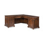 Clinton Hill Cherry Home Office L-Shaped Desk