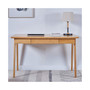 Home Office Desk Large Computer Desk Study Desk Writing Table Workstation with Solid Wood Legs & 1 Drawer