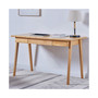 Home Office Desk Large Computer Desk Study Desk Writing Table Workstation with Solid Wood Legs & 1 Drawer