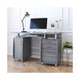 Complete Workstation Computer Desk with Storage, Grey