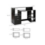 Wooden Computer Desk PC Table Home Office Workstation w/ Printer Shelf