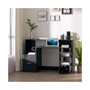 Wooden Computer Desk PC Table Home Office Workstation w/ Printer Shelf