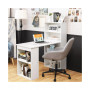 Computer Desk Writing Office 6-Tier Storage Shelves