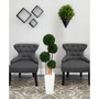 4' Boxwood Artificial Topiary Tree in Planter UV Resistant