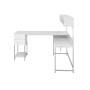 Wood L-Shape with Hutch and Storage Desk