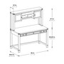 Baton Rouge Desk with Hutch