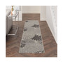 Aloha ALH05 Silver 2' x 6' Runner Rug