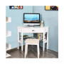 Corner Computer Desk Laptop Writing Table Wood Workstation