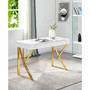 Philon Modern Lacquer Computer Desk, 47"