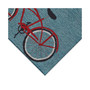 Frontporch Bike Ride Blue 1'8" x 2'6" Outdoor Area Rug