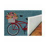 Frontporch Bike Ride Blue 1'8" x 2'6" Outdoor Area Rug