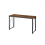 Zaidin Writing Desk, Weathered Oak & Black Finish 92605