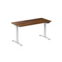 Electric Standing Desk with Dual Motor Height Adjustable Sit Stand Desk Computer Workstation with USB Charge " , Silver Grey