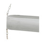Two-Tier Hanging Metal Trough Wall Planter
