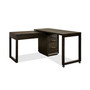 Prelude 56" Wood Swivel Lift Top L-shaped Desk