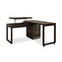 Prelude 56" Wood Swivel Lift Top L-shaped Desk