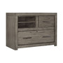 Modern Loft 3PC Executive Set (Executive Desk, Door Bookcase, Combo File)