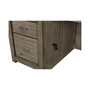Modern Loft 3PC Executive Set (Executive Desk, Door Bookcase, Combo File)