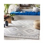Doyle DYL-2313 Silver 2' x 3' Outdoor Area Rug