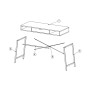 Desk with Center Drawer