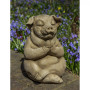 Zen Pig Garden Statue