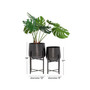 by Cosmopolitan Modern Planters with Stand, Set of 2