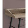 Desk with Small Hutch and Storage Cubbies