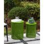 Multi-Functional Metal Garden Stool or Plant Stand or Accent Table, Set of 2