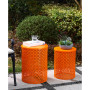Multi-Functional Metal Garden Stool or Plant Stand or Accent Table, Set of 2