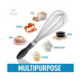 Balloon Stainless Steel Whisk with Soft Silicone Handle (12 inch)