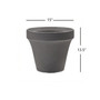 B08815M193 Ridge Planter Smoke 15 Inch