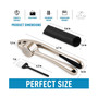 Garlic Press and Peeler Set With Silicone Peeler & Brush