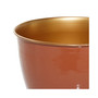 Set of 2 Orange Metal Farmhouse Planter, 9", 12"