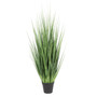 60" Artificial Potted Extra Full Green Grass