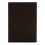 CLOSEOUT! Recife Saddle Stitch Machine-Washable Black/Cocoa 2'3" x 11'9" Indoor/Outdoor Runner