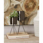 Metal Small Planter with Removable Stand Set of 2