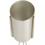 Metal Small Planter with Removable Stand Set of 2