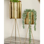 Metal Small Planter with Removable Stand Set of 2