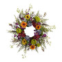 24" Spring Garden Wreath with Twig Base