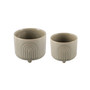 Rainbow Footed Planter, Set of 2