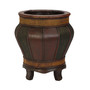Decorative Wood Panel Planters - Set of 2