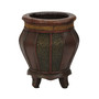 Decorative Wood Panel Planters - Set of 2