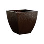 14" Embossed Metal Scroll Planter