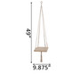 Macrame Hanging Shelf, 9.875" x 9.875"