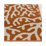 Tropicana Allover Coral Orange 7'10" x 9'10" Outdoor Area Rug