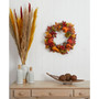 24" Pumpkin, Gourd, Berry and Maple Leaf Wreath